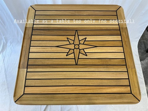 Tavolo teak con ali - teak,
