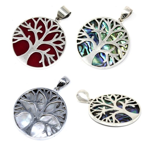 Collana con ciondolo albero