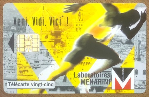 Telecarte 25u menarini réf - telecarte,