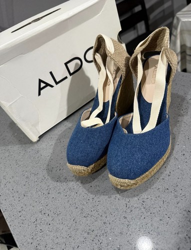 Zeppe espadrillas aldo blu - zeppe,