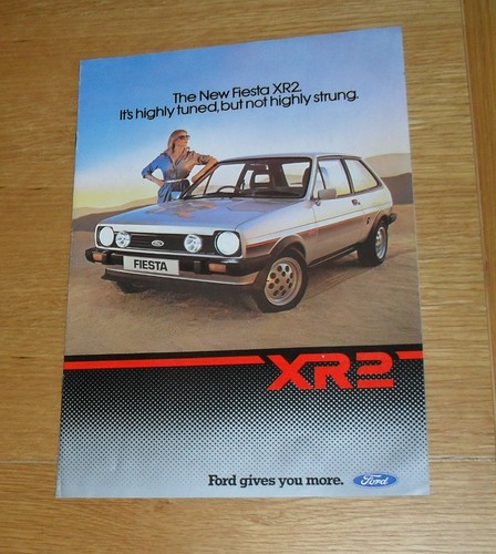 Brochure ford fiesta xr2 - brochure,