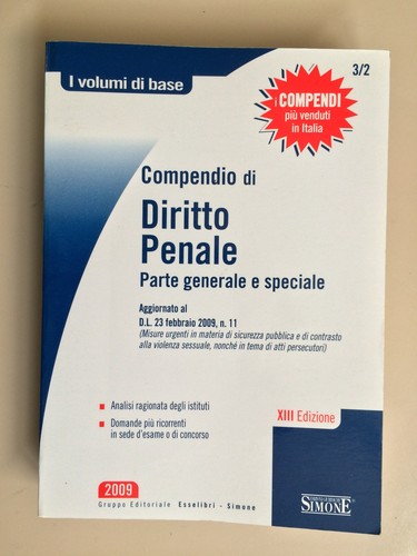 Compendio diritto penale - di,