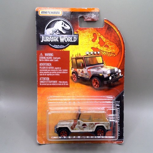 Matchbox jurassic world jeep - jurassic,