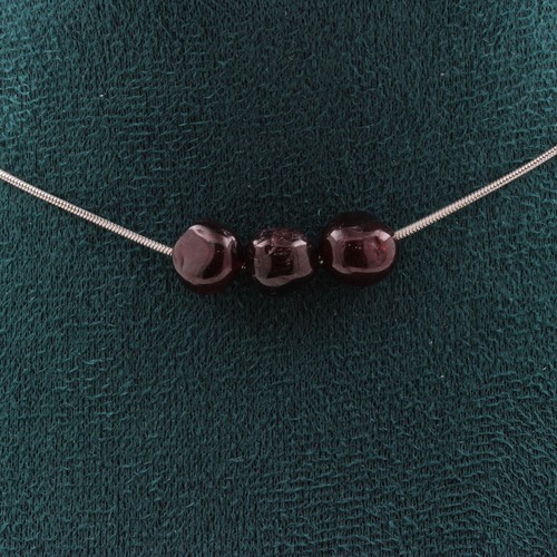 Collana perle granato - collana,