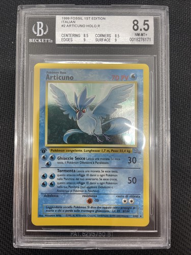 Articuno prima edizione fossil - edizione,