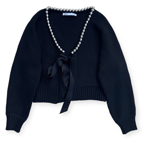 Cardigan zara pearl fiocco - cardigan,