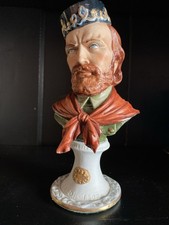 Scultura Porcellana Biscuit Capodimonte Garibaldi 