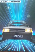 Talbot Horizon 1984 depliant