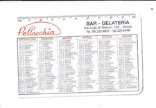 2006 CALENDARIETTO TASCABILE PELLACCHIA NOTA GELATERIA di ROMA NON PIU' ESISTENT