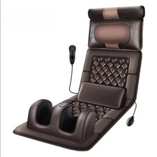 Materasso Massaggio Elettrico Vibrazione Riscaldamento Cuscino Massaggio Corpo Antidolorifico Nuovo