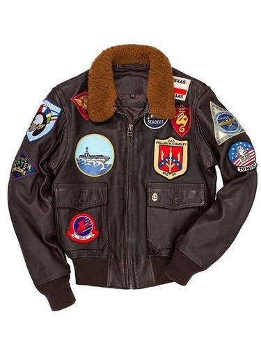 Giacca volo bomber vera - da, in