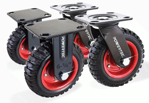 Powertec 6in ruote ruota set - powertec,