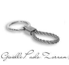 Portachiavi Borsari in acciaio PC-CORDA01