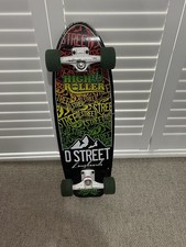Vintage D STREET longboard skateboard 29” lungo x 8 1/2” largo - veloce come :-)
