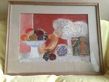 BRUNO SAETTI - “Venezia” 1972 Affresco su tela