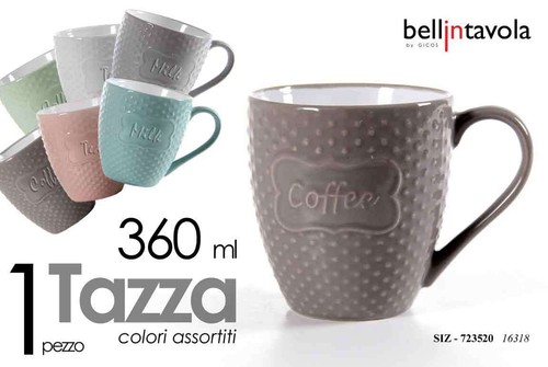 Tazza mug 360 latte caffè - ml,
