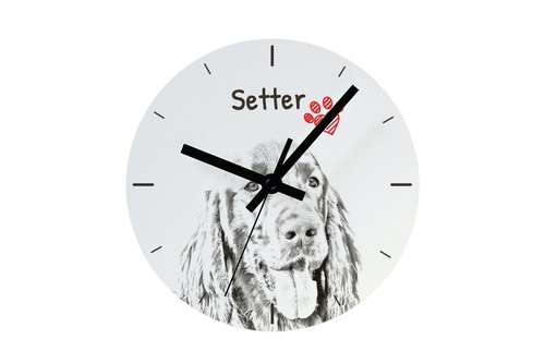 Orologio english setter con - english,