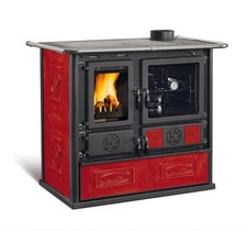 LA NORDICA ROSA 5.0 VST STUFA LEGNA MAIOLICA LIBERTY BORDEAUX 8,8 KW 7015215 A+