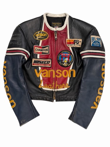 Giacca moto vanson all - moto, star