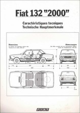 ▄▀▄ Brochure FIAT 132