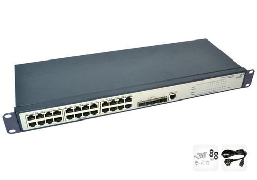 Switch managed gigabit - gigabit, rack