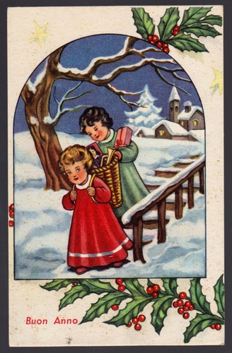 Milano cartolina buon anno - buon,