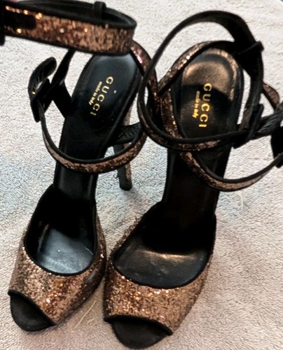 Gucci gold black sequin - black,