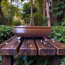 8" potbelly style plastic