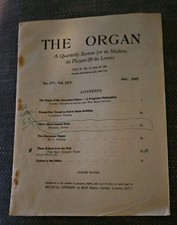 The Organ No 177 Vol.XLV July