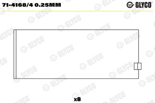 Glyco 4168 25 mm - glyco, 0.25