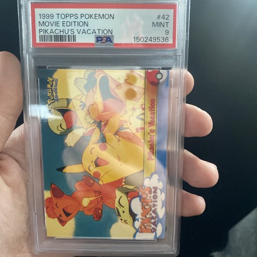 Carta pokemon topps 1999 - topps, movie