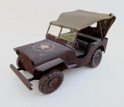 Rare jeep tole soudée - en,