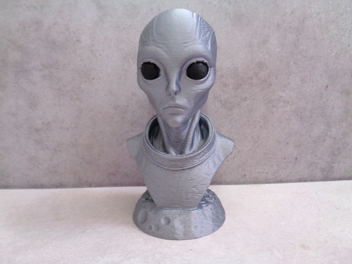 Statuina busto testa aliena