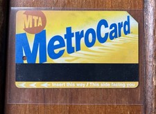 Metro Card VINTAGE 1998 prima