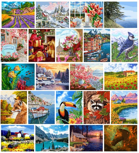 Kit pittura con - numeri, wizgi