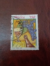 1996 Italia Repubblica Cibi Italiani Vini Neri Primitivo di Calabria n 2203 used