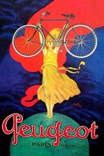 Poster Manifesto Locandina Pubblicità Biciclette Francia Stampa Vintage 50x70 Cm