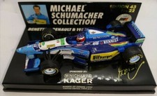 F1 1/43 BENETTON B195 RENAULT SCHUMACHER GP EUROPE MODELLINO MINICHAMPS MSC #22