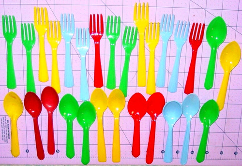 Lotto misto utensili forchette