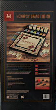Nuovo Monopoly Grand Edition Deluxe Pieghevole Telaio Legno WS Game Company