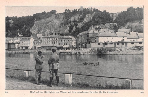 Dinant mosa con piazza del - mosa,