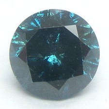 0.50 Carati Blu Brillante