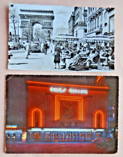 2 x PARIS: Avenue des Champs-Elysées 1963 + Les Folies-Bergéres 1966, Parigi