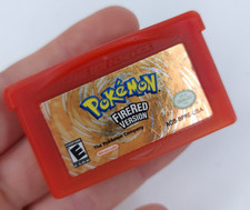 Gameboy Advance Pokemon Versione Firata Autentico Game Boy Rosso Fuoco AGB-BPRE-USA