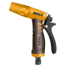 Ingco Pistola da irrigazione regolabile 3 getti in Abs Lancia per Innaffiare