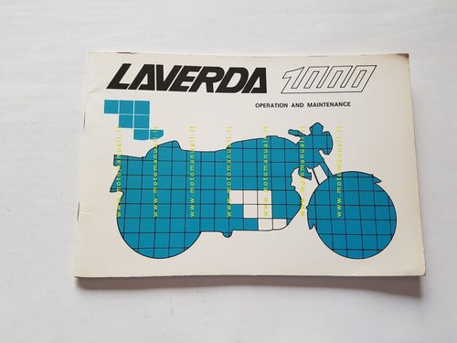 Laverda 1000 1977 - , uso