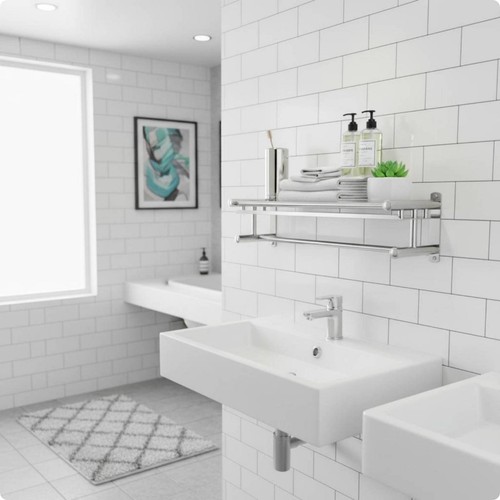 Mensola bagno con - mensola,