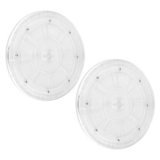 2 Pcs Piatto Girevole Rotante