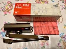 Chiudiporta Cisa Serie 604 Marrone Forza 2/5 Con Fermo