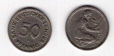 BRD 50 Pfennig 1950 G Banca
